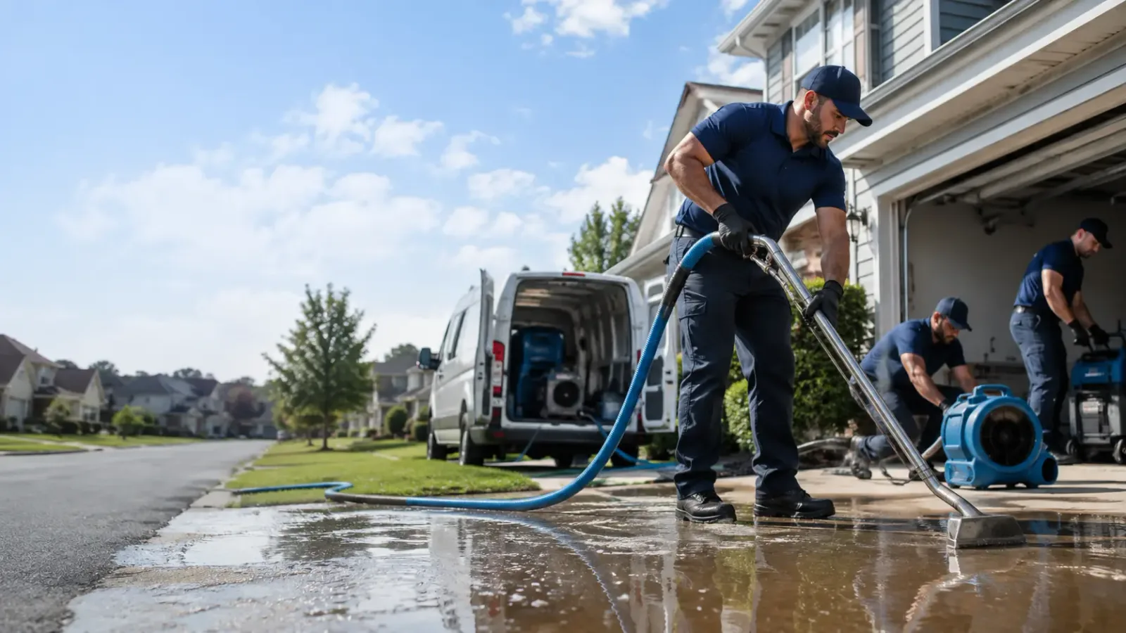 Basement Water Removal in North Highlands, CA